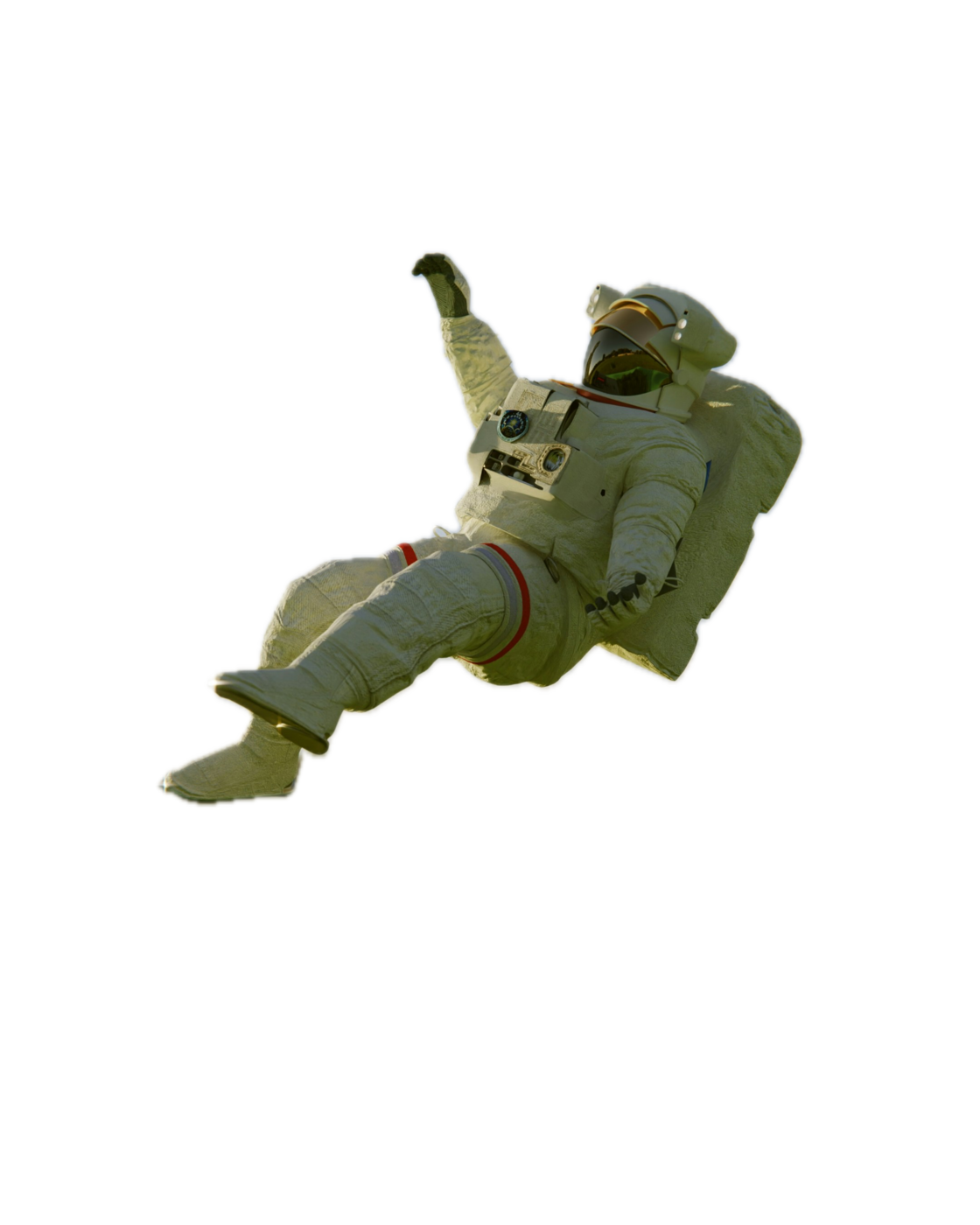 Astronaut als Sinnbild für grenzenloses Webdesign